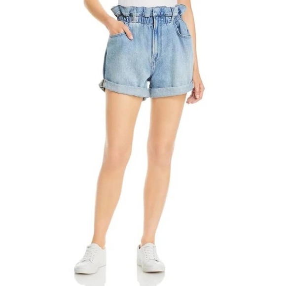 Frame Elastic Waist Denim Shorts Small NWT - Picture 2 of 11